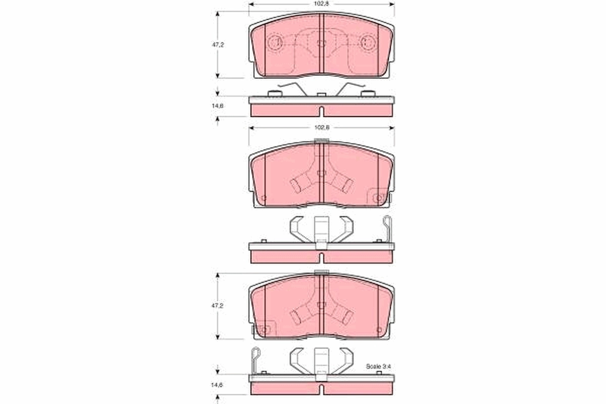 Brake Pad Set, disc brake