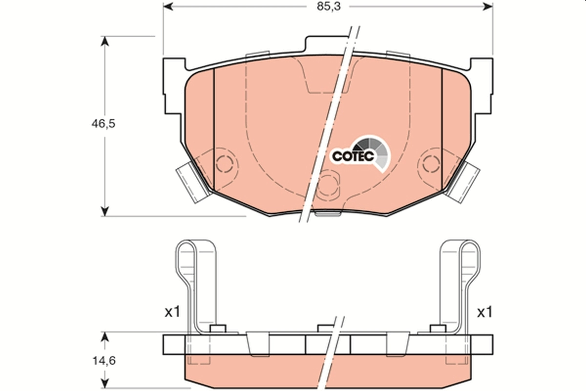 Brake Pad Set, disc brake
