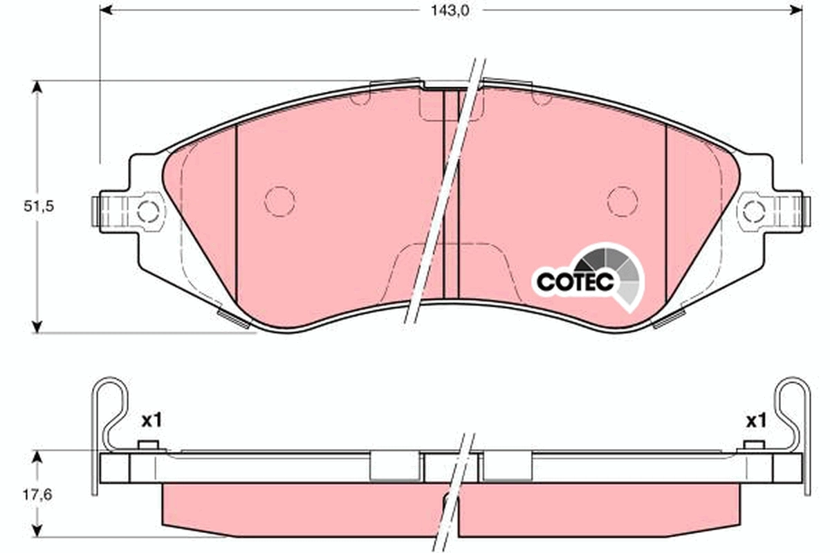 Brake Pad Set, disc brake
