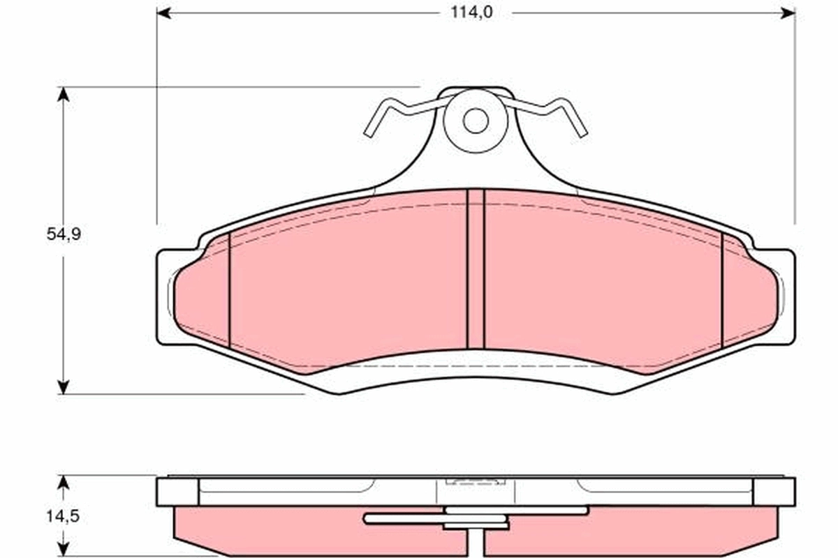 Brake Pad Set, disc brake