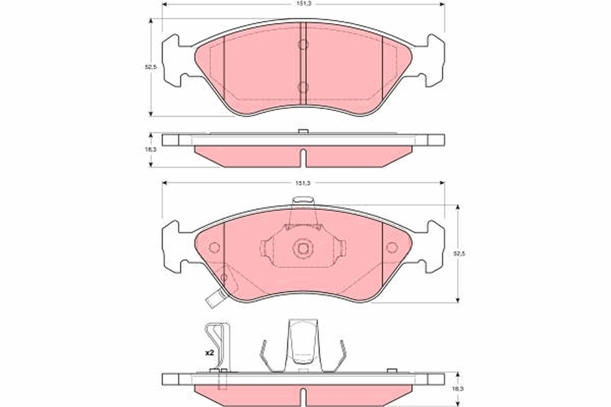 Brake Pad Set, disc brake