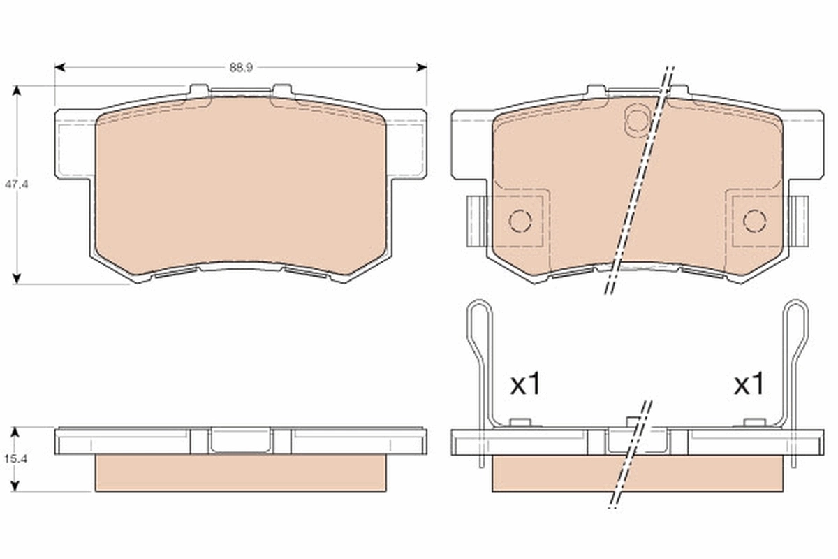 Brake Pad Set, disc brake