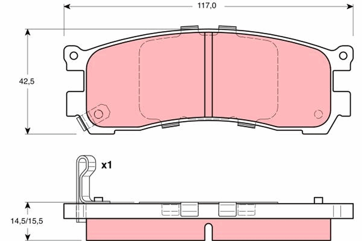 Brake Pad Set, disc brake