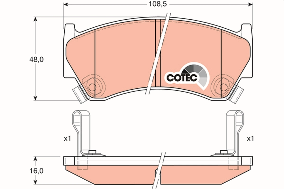 Brake Pad Set, disc brake