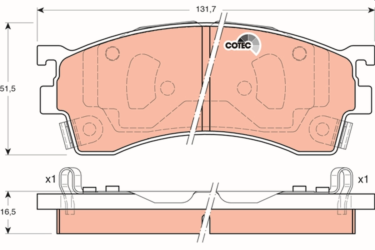 Brake Pad Set, disc brake