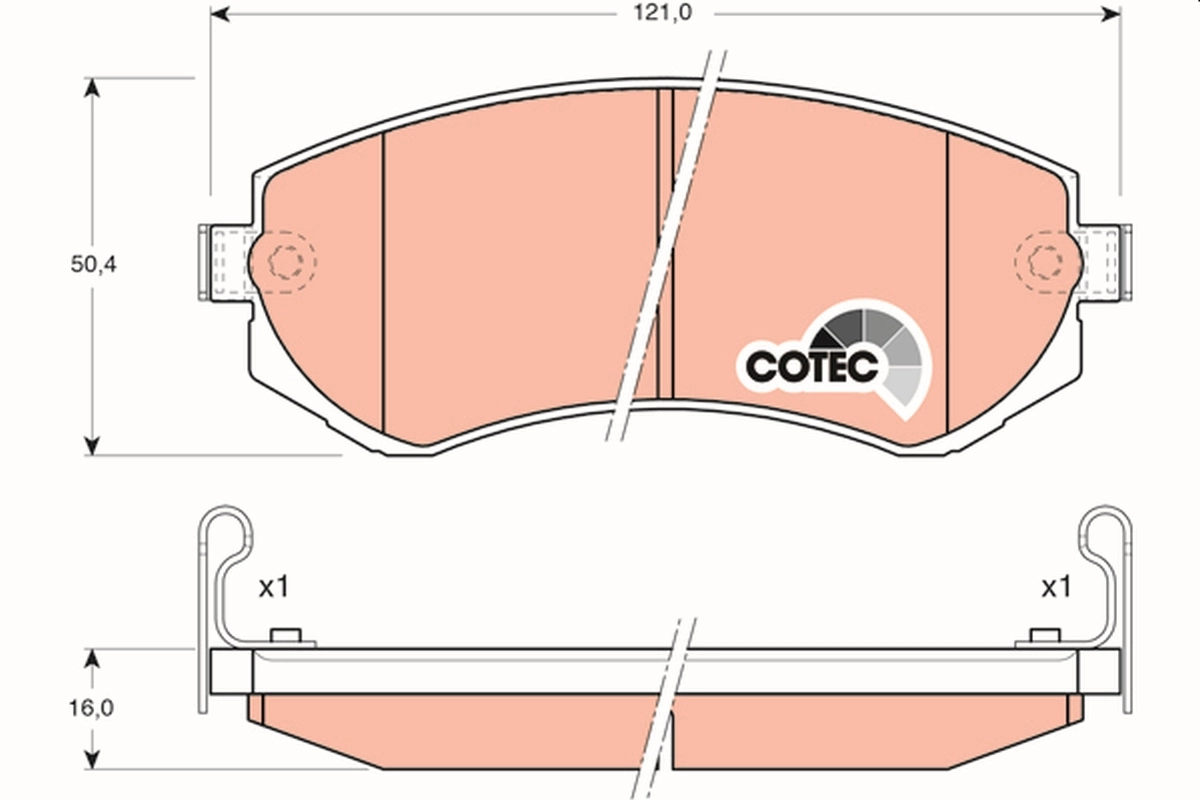 Brake Pad Set, disc brake