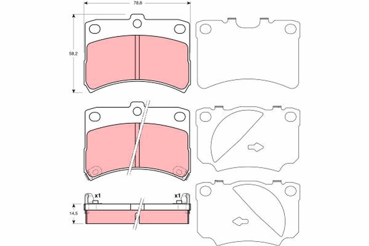 Brake Pad Set, disc brake