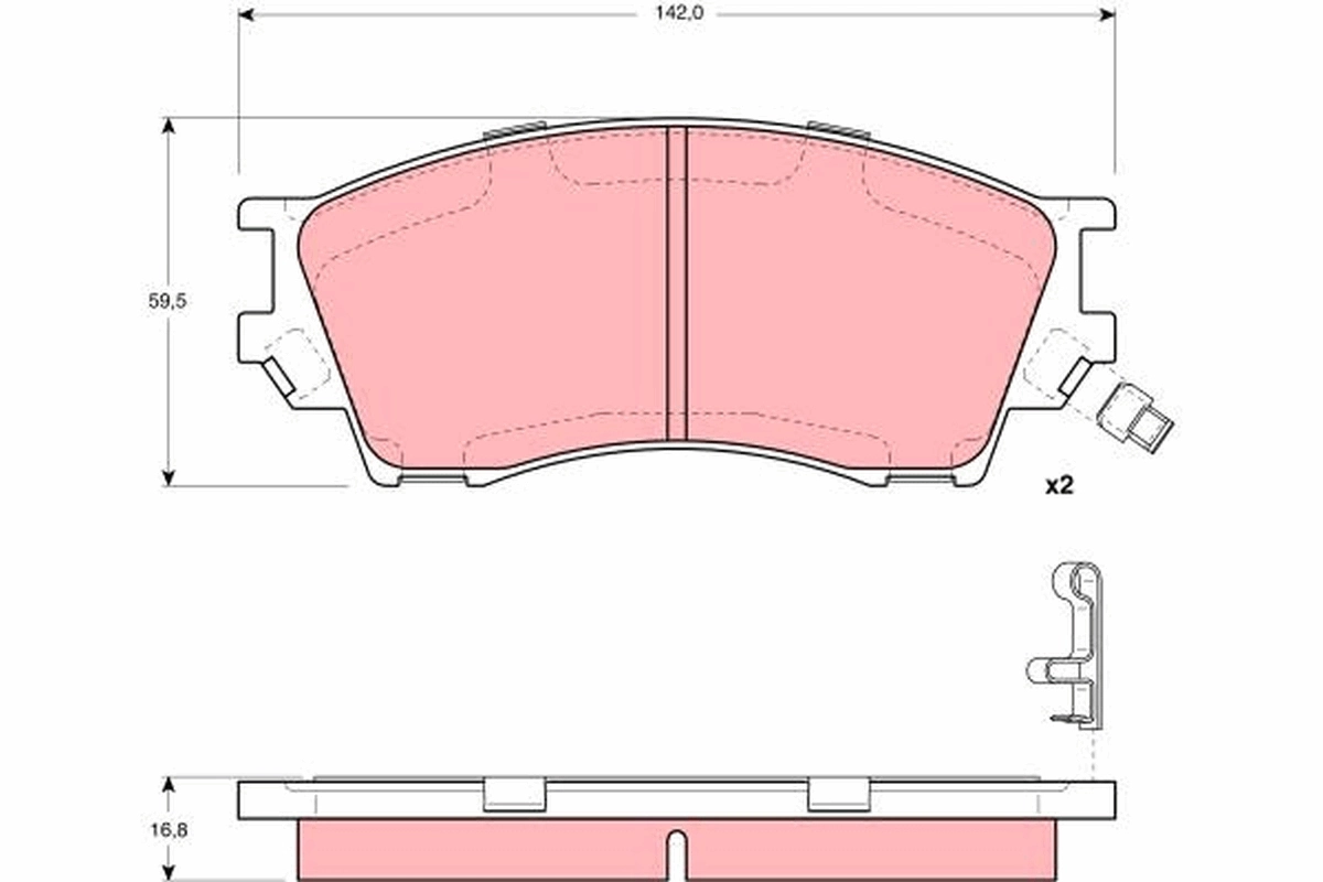 Brake Pad Set, disc brake