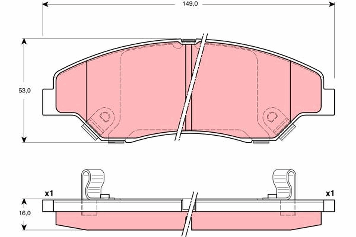 Brake Pad Set, disc brake