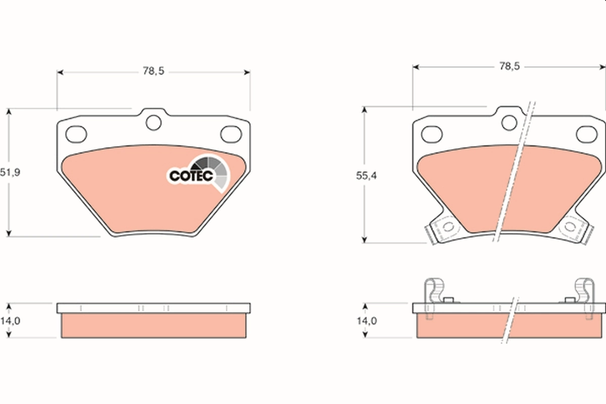 Brake Pad Set, disc brake