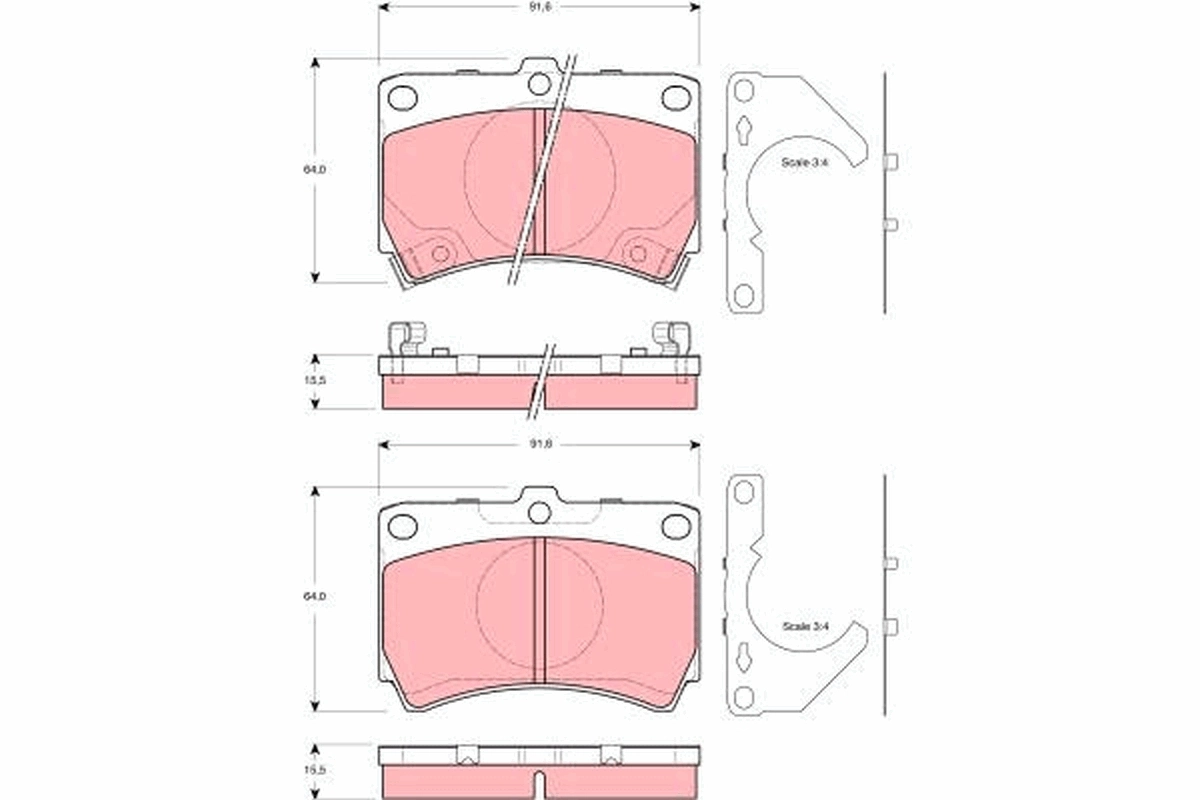 Brake Pad Set, disc brake
