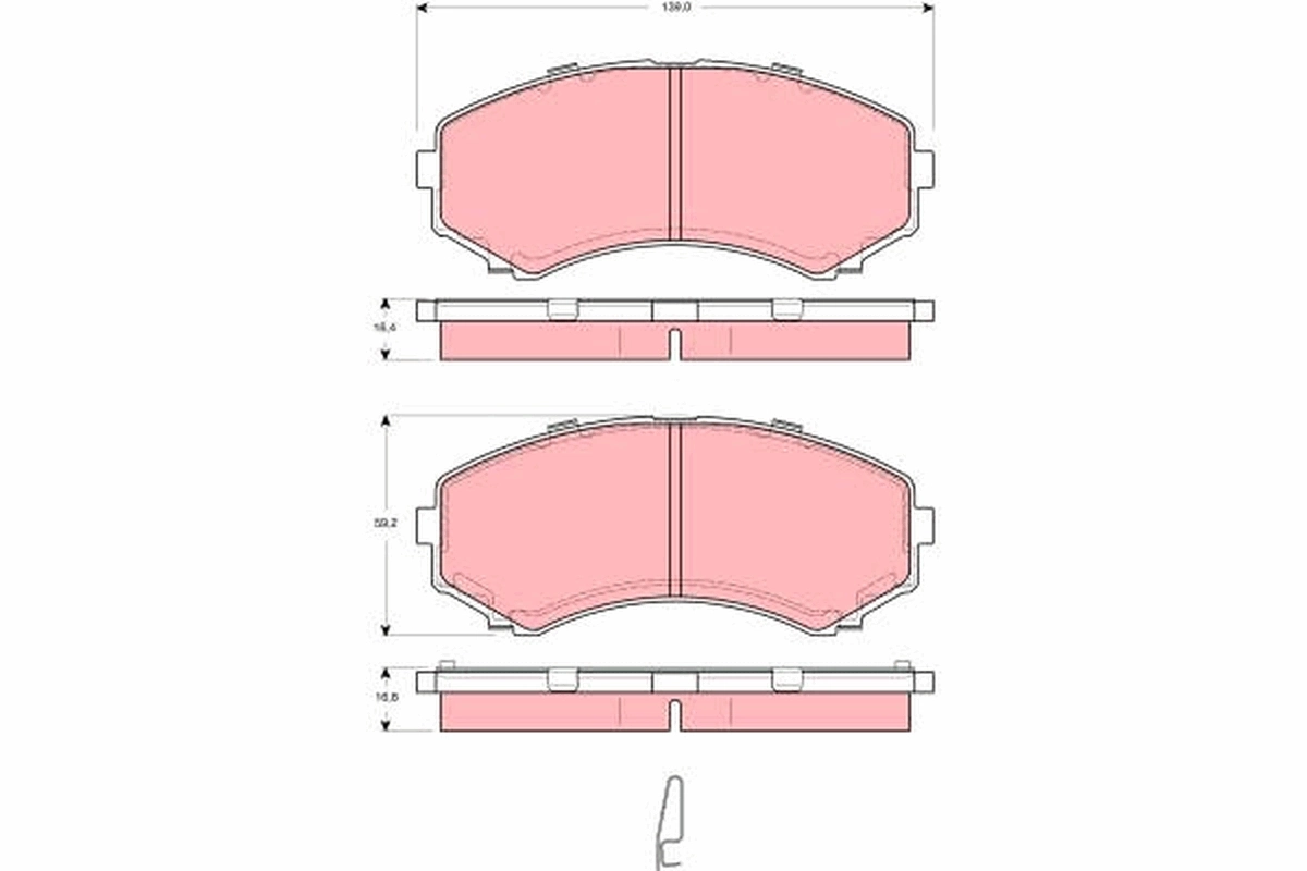 Brake Pad Set, disc brake