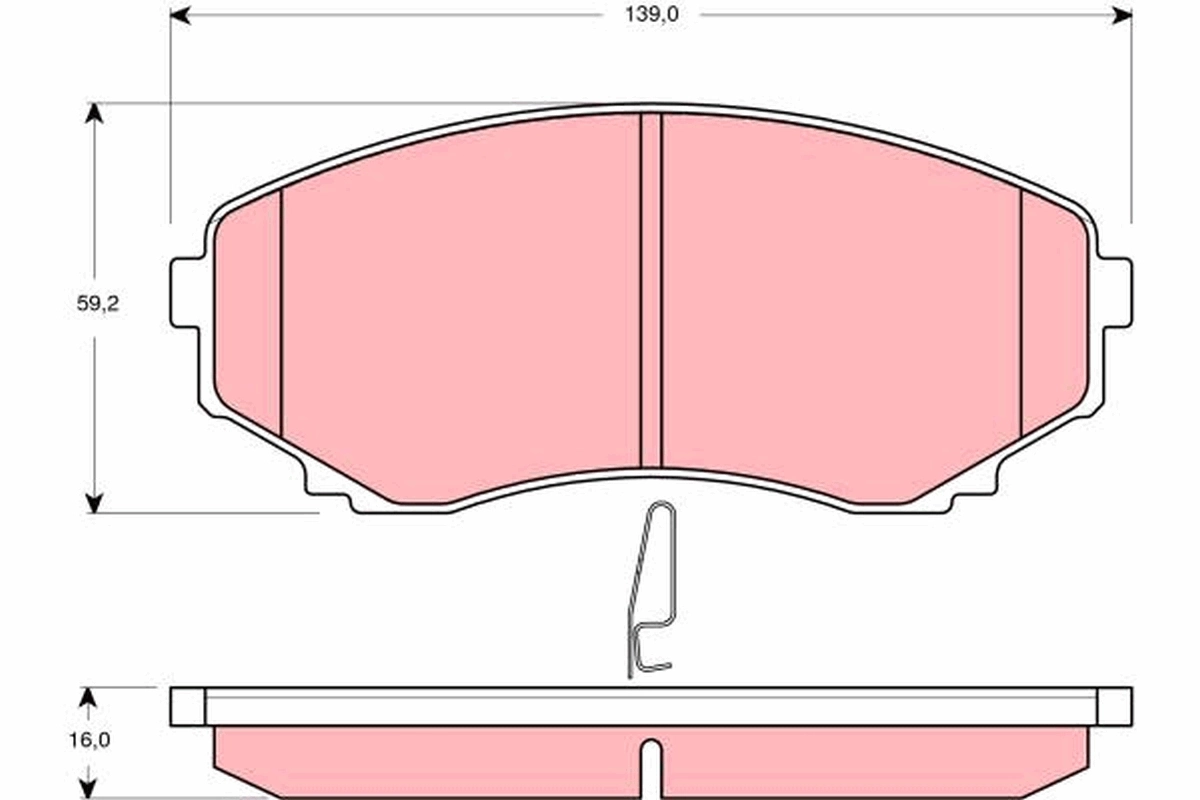 Brake Pad Set, disc brake