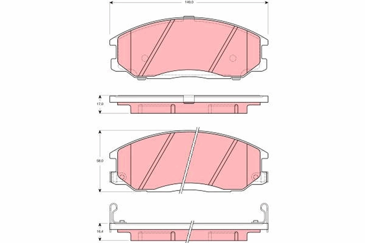 Brake Pad Set, disc brake