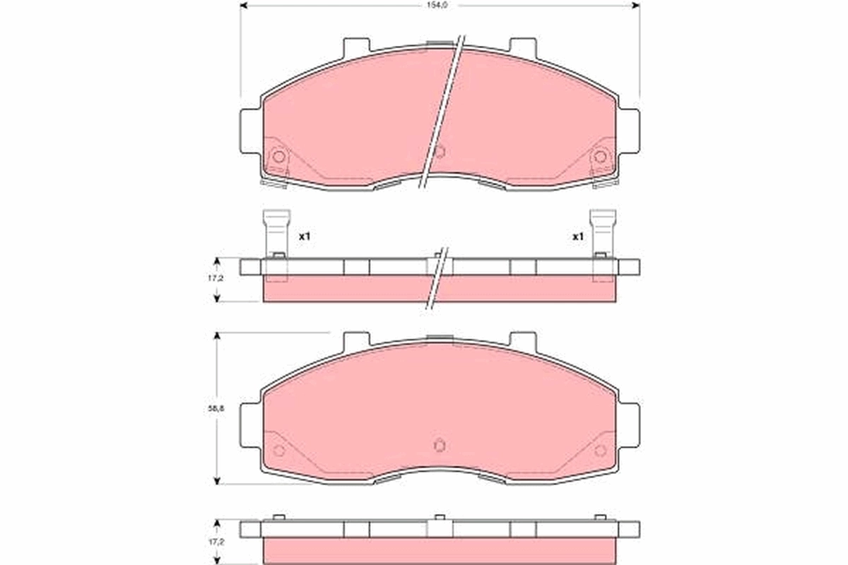 Brake Pad Set, disc brake