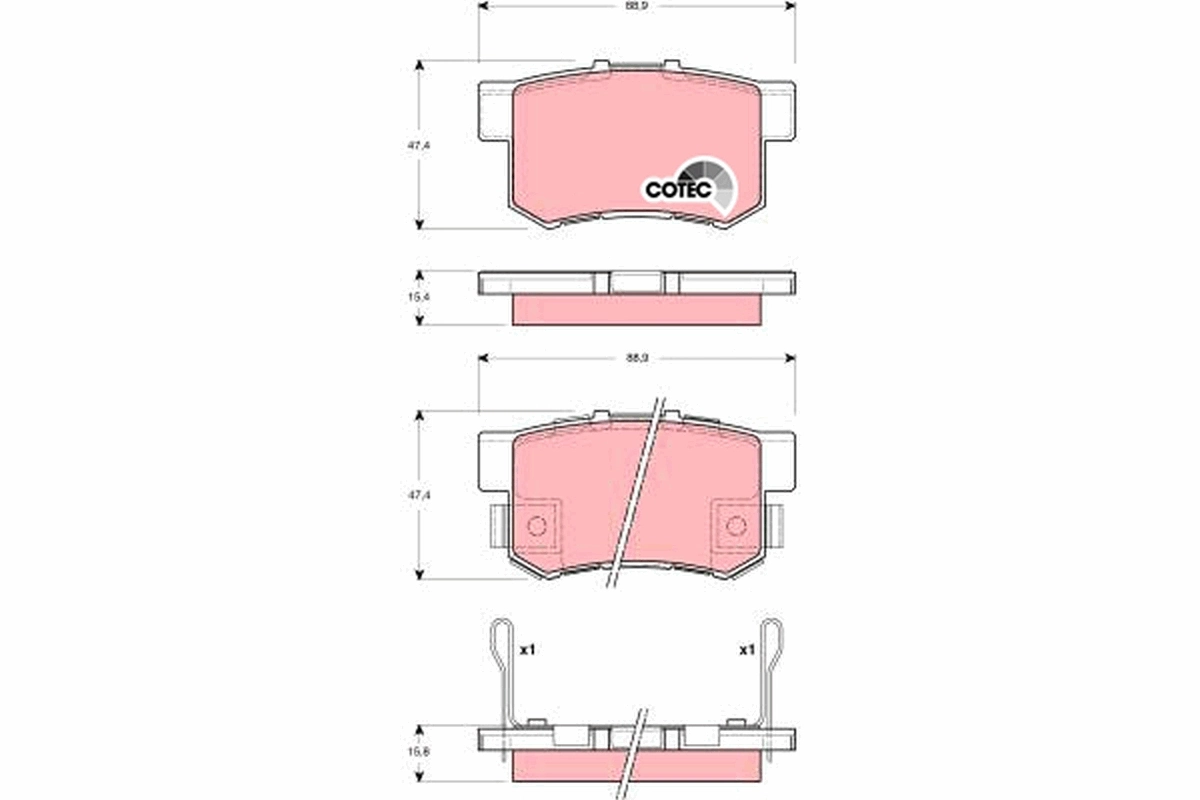Brake Pad Set, disc brake