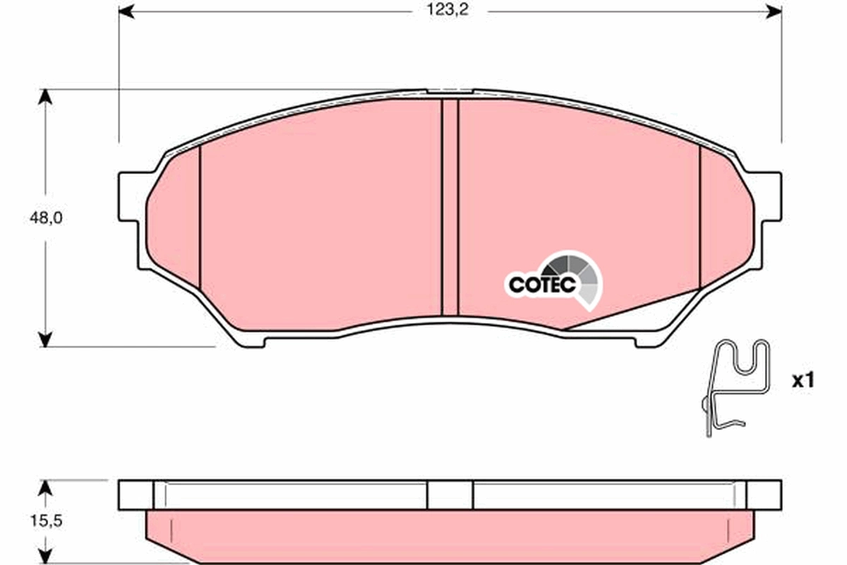 Brake Pad Set, disc brake