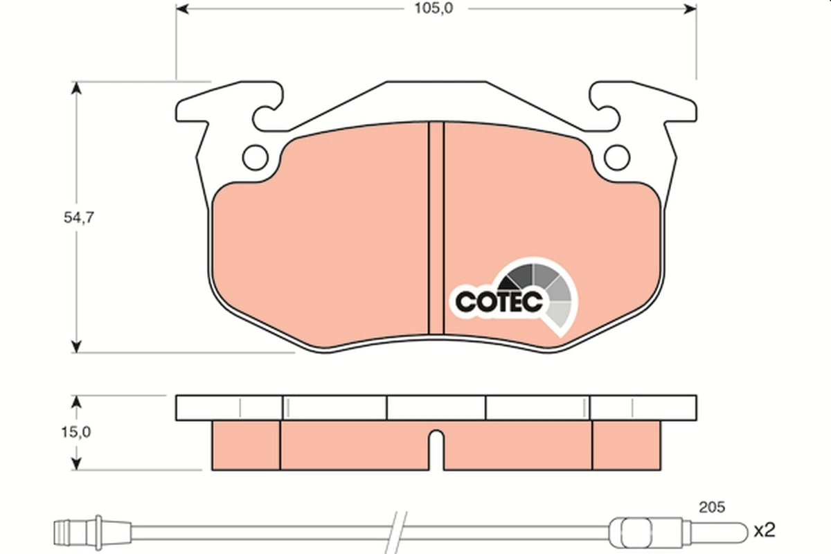 Brake Pad Set, disc brake