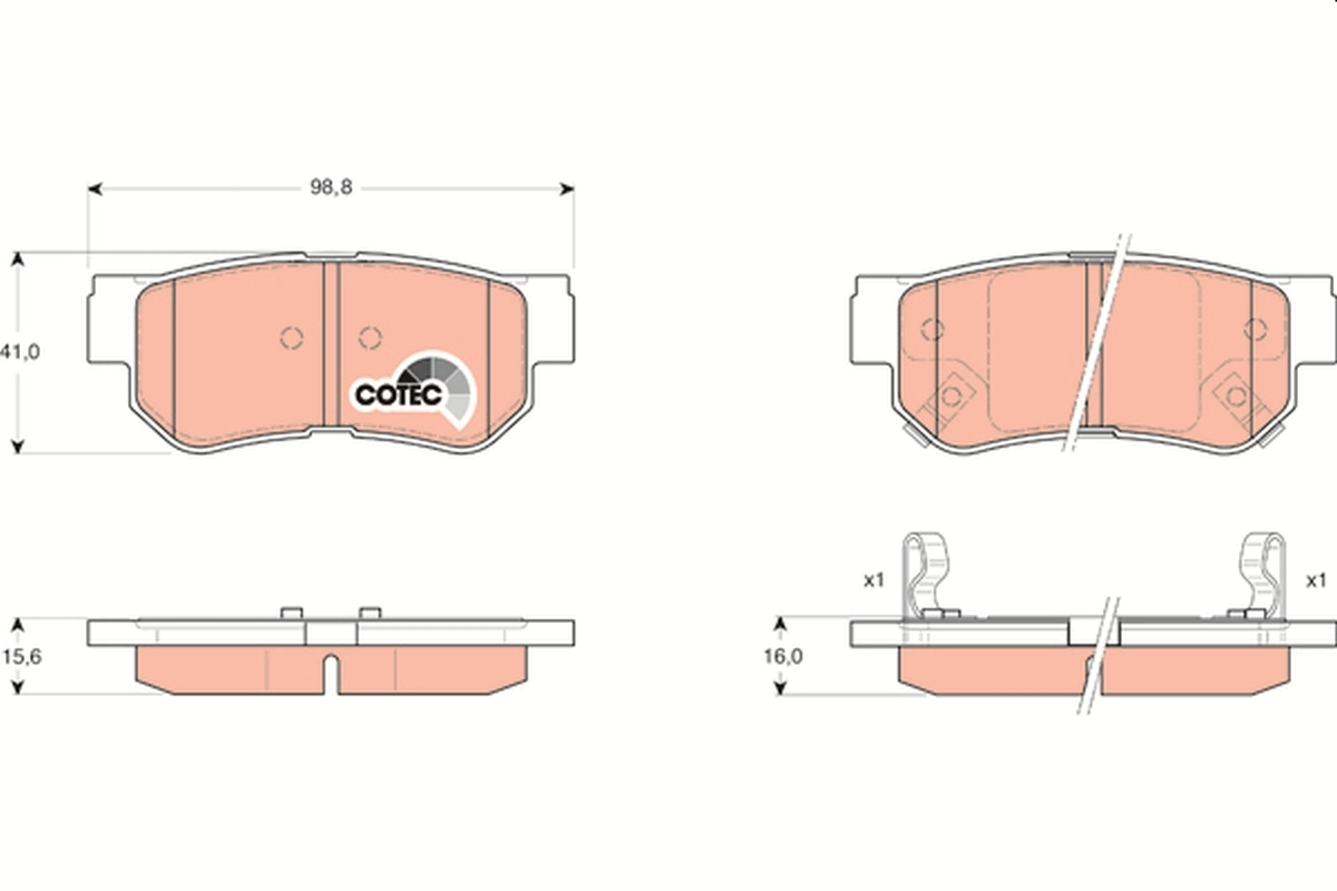 Brake Pad Set, disc brake