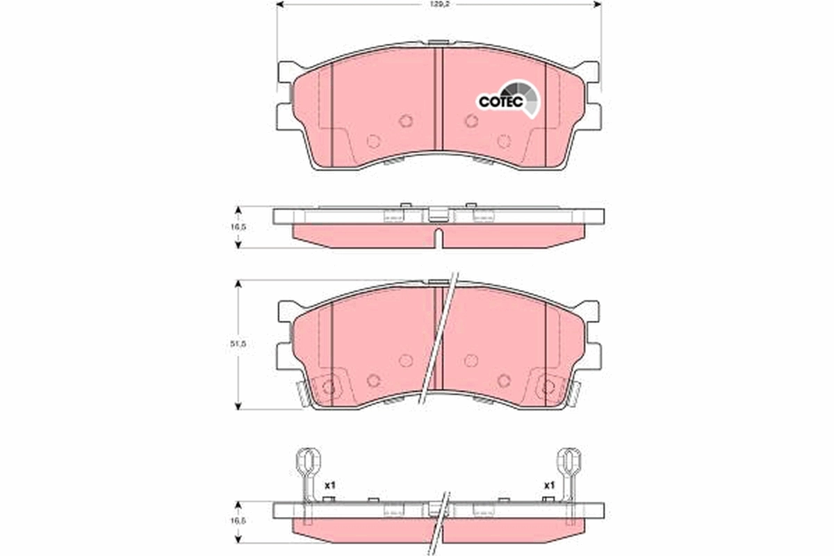 Brake Pad Set, disc brake