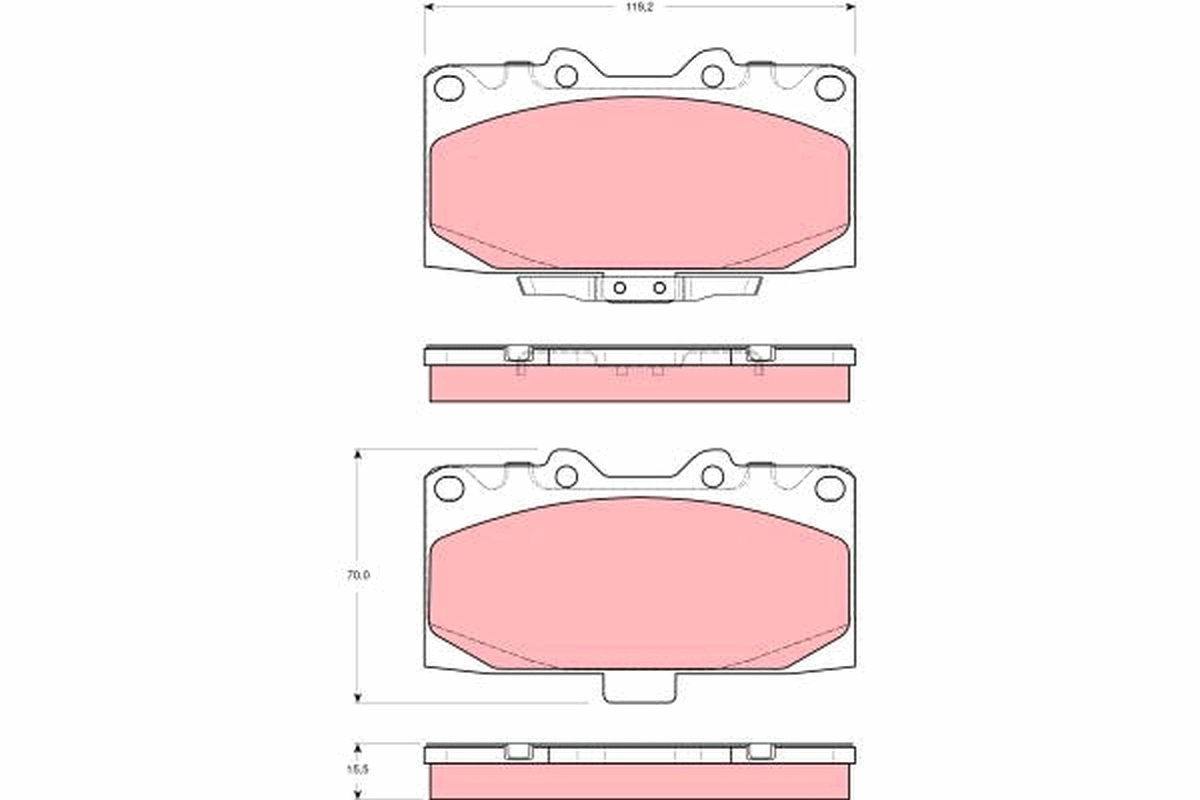 Brake Pad Set, disc brake