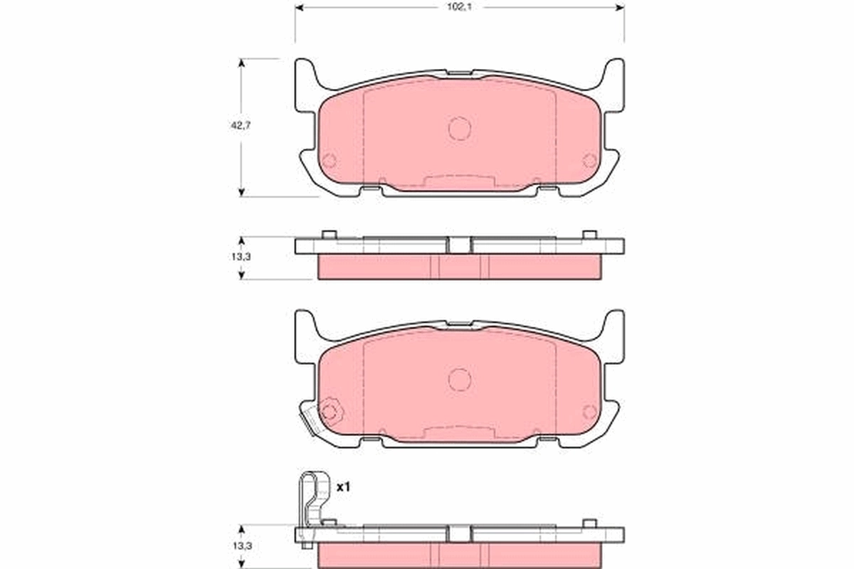 Brake Pad Set, disc brake