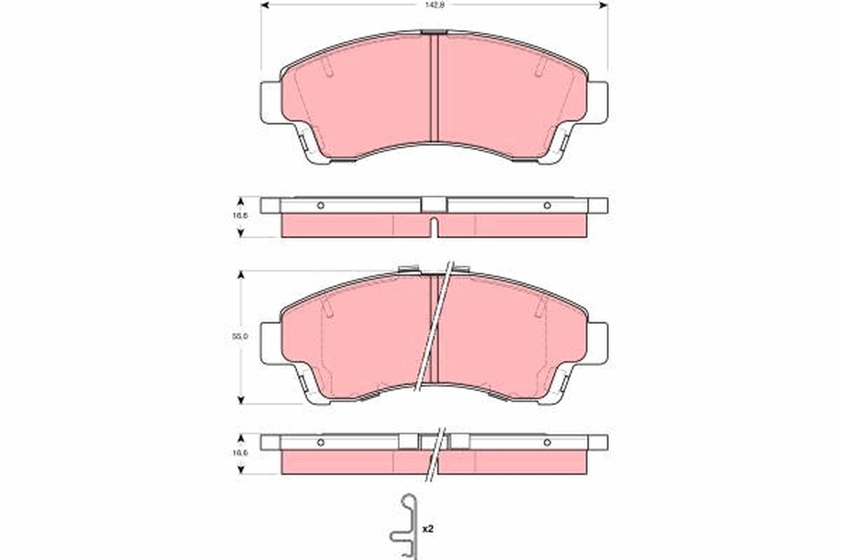 Brake Pad Set, disc brake
