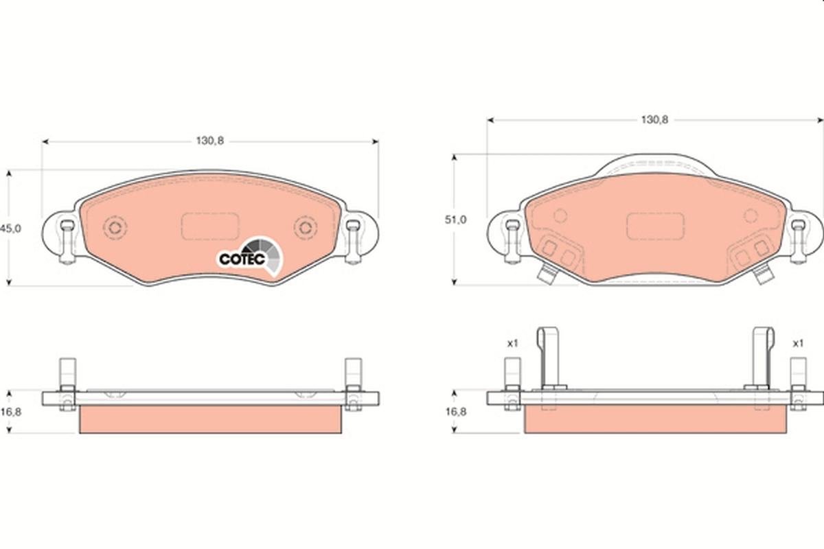 Brake Pad Set, disc brake