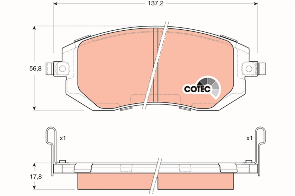 Brake Pad Set, disc brake