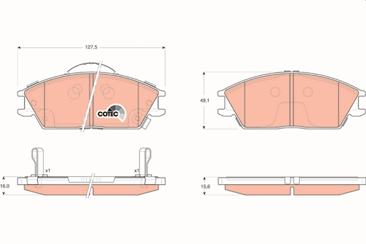 Brake Pad Set, disc brake
