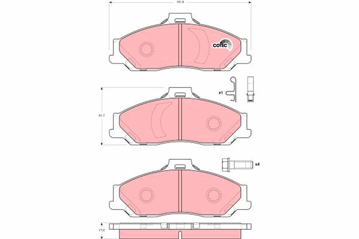Brake Pad Set, disc brake