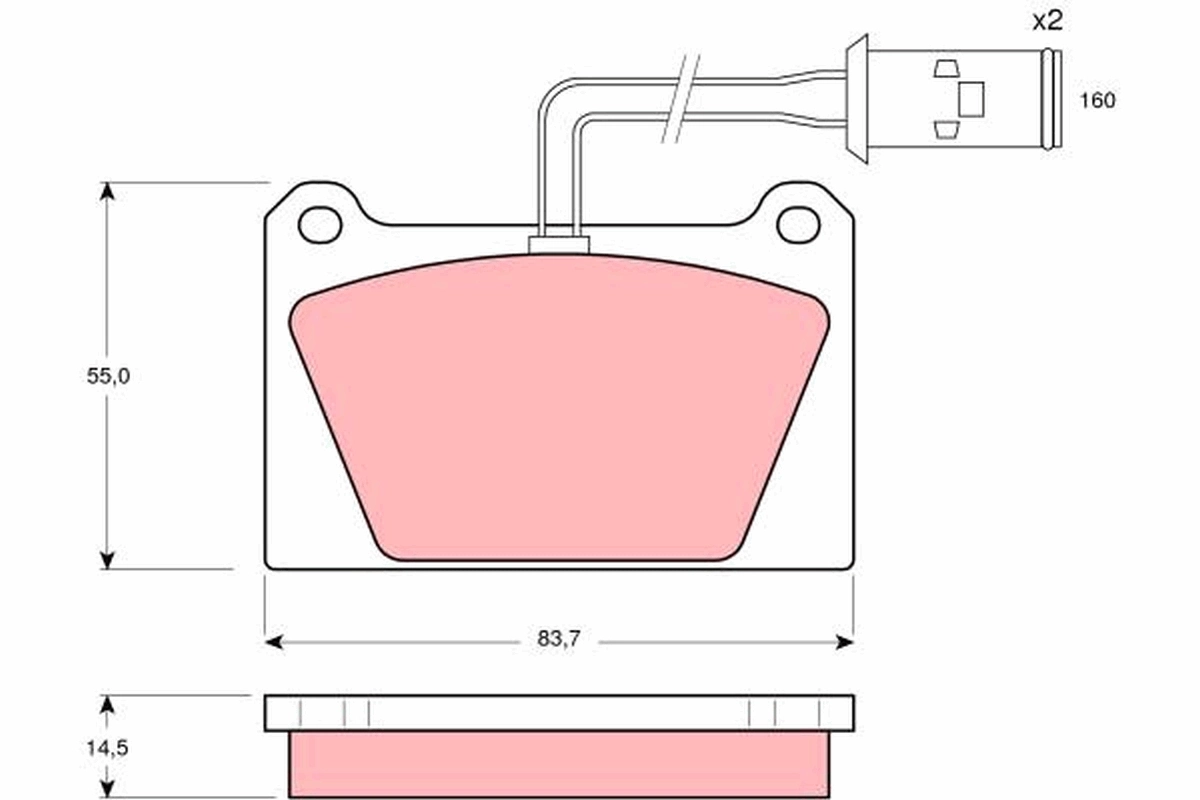 Brake Pad Set, disc brake