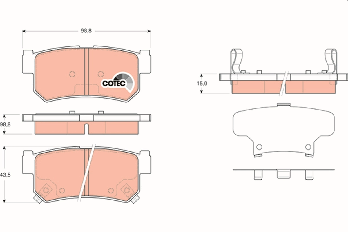 Brake Pad Set, disc brake