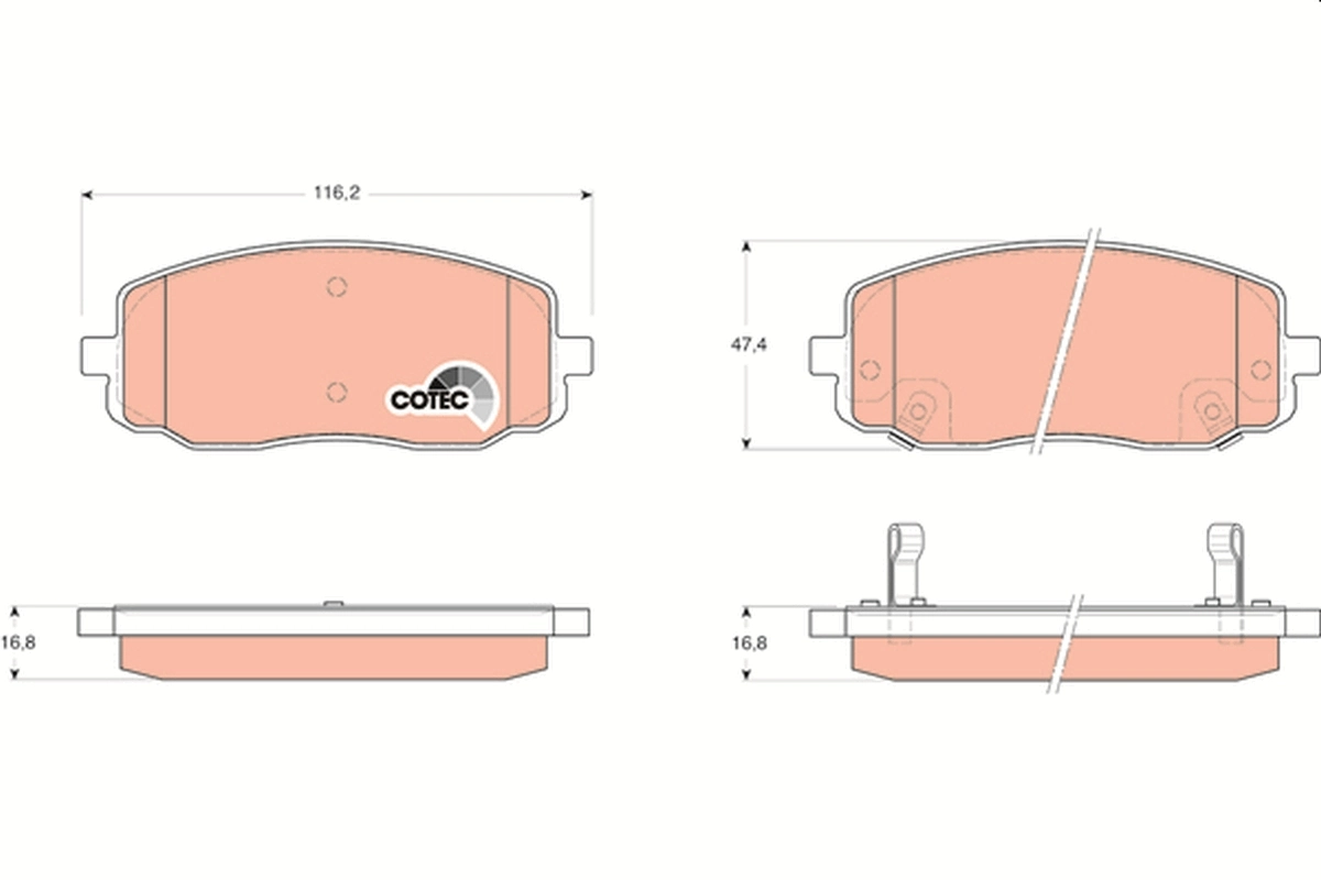 Brake Pad Set, disc brake