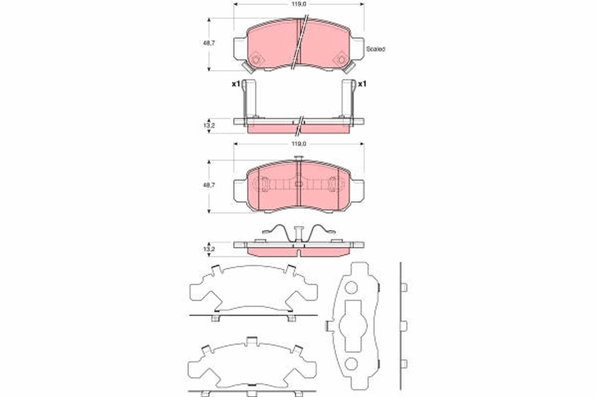 Brake Pad Set, disc brake