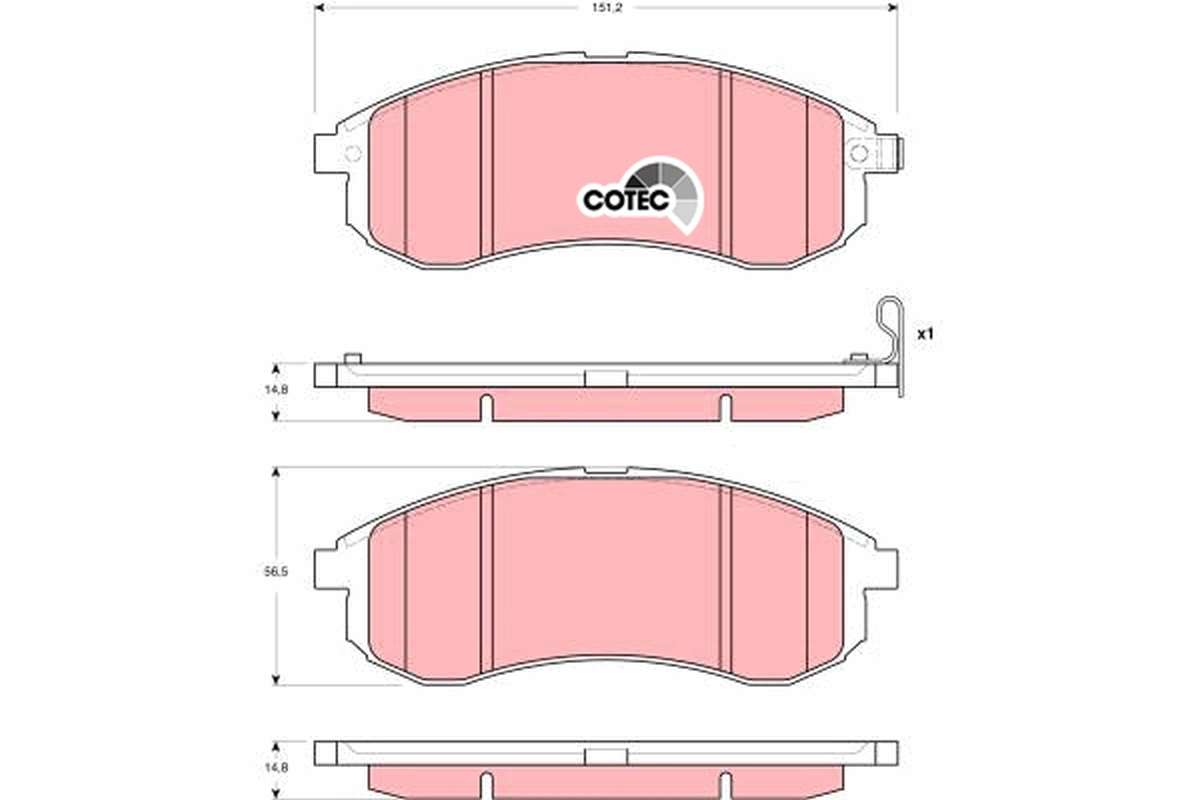 Brake Pad Set, disc brake