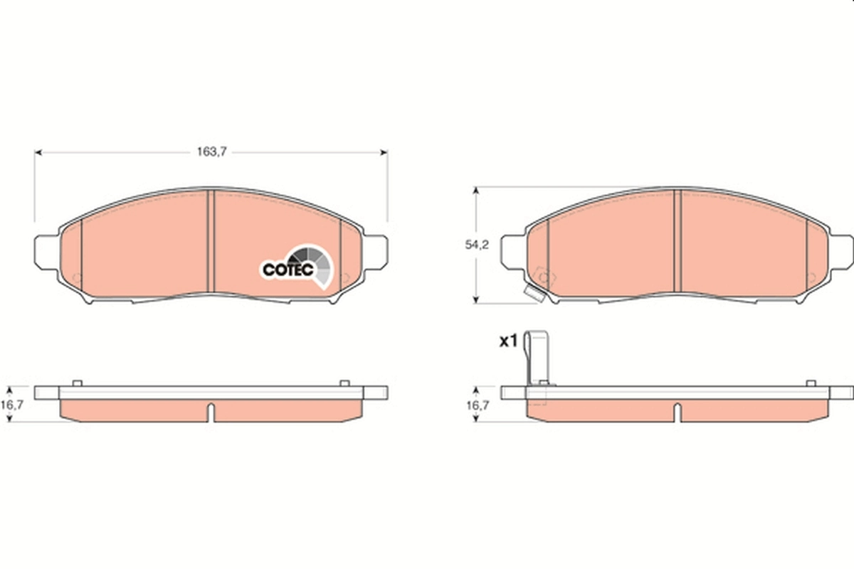 Brake Pad Set, disc brake