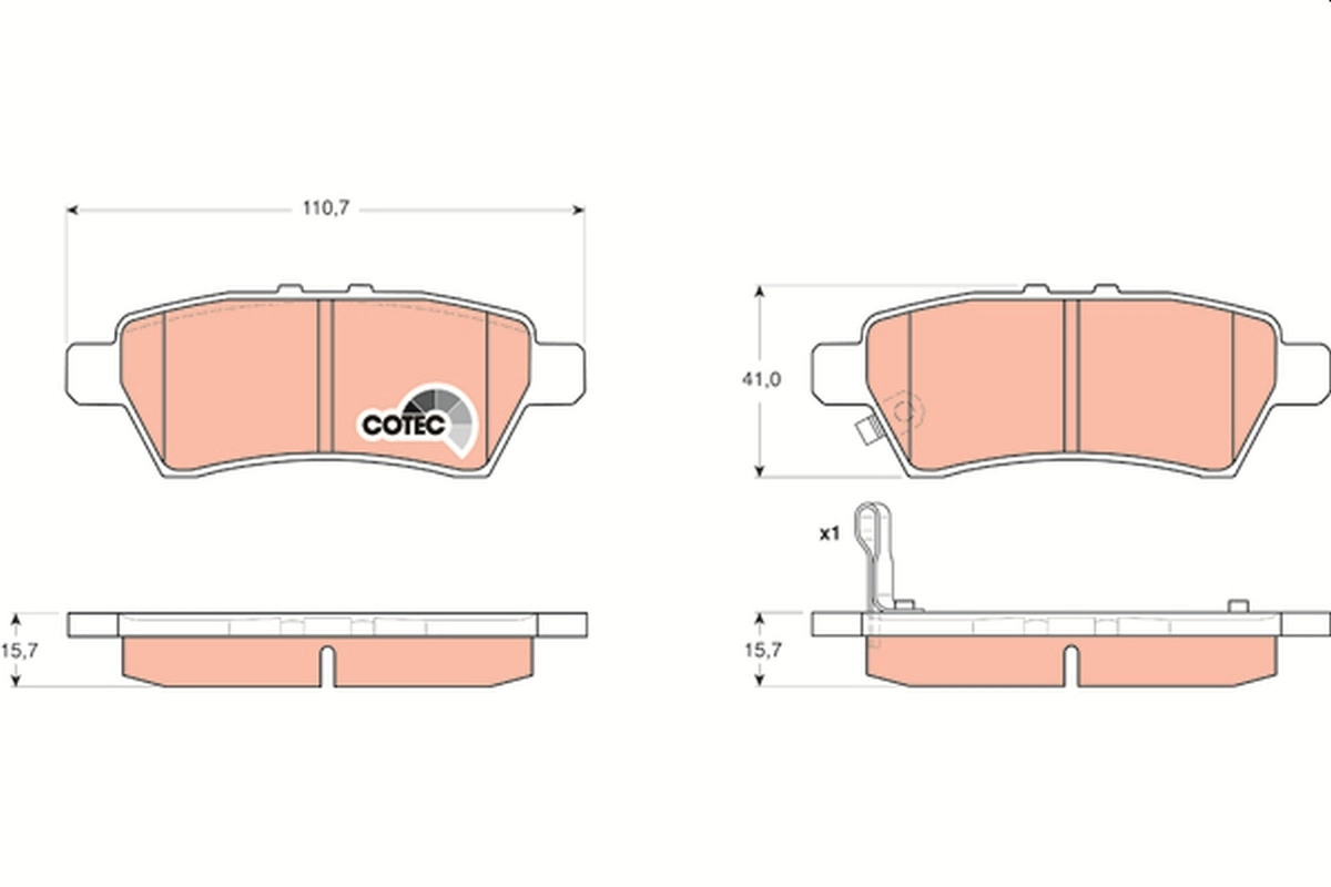 Brake Pad Set, disc brake
