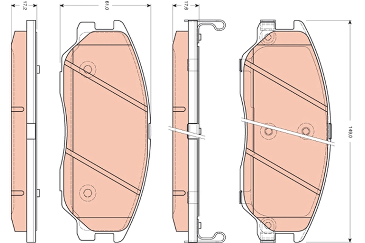 Brake Pad Set, disc brake