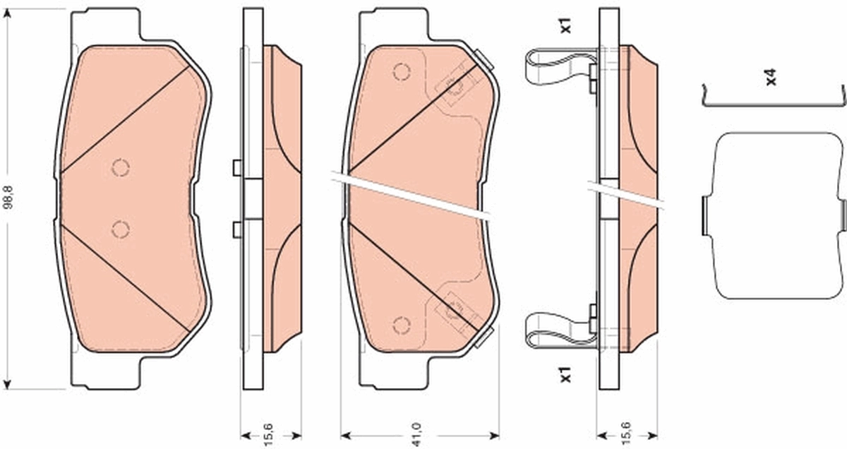 Brake Pad Set, disc brake