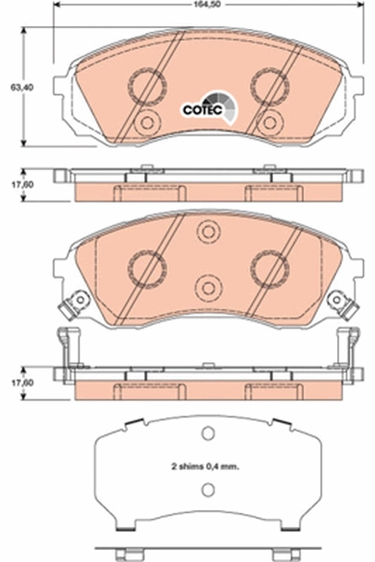 Brake Pad Set, disc brake