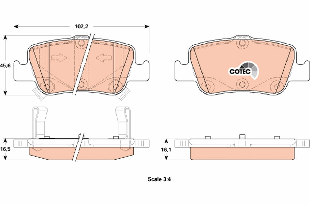 Brake Pad Set, disc brake