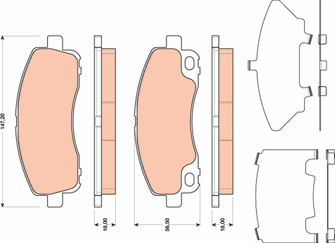 Brake Pad Set, disc brake