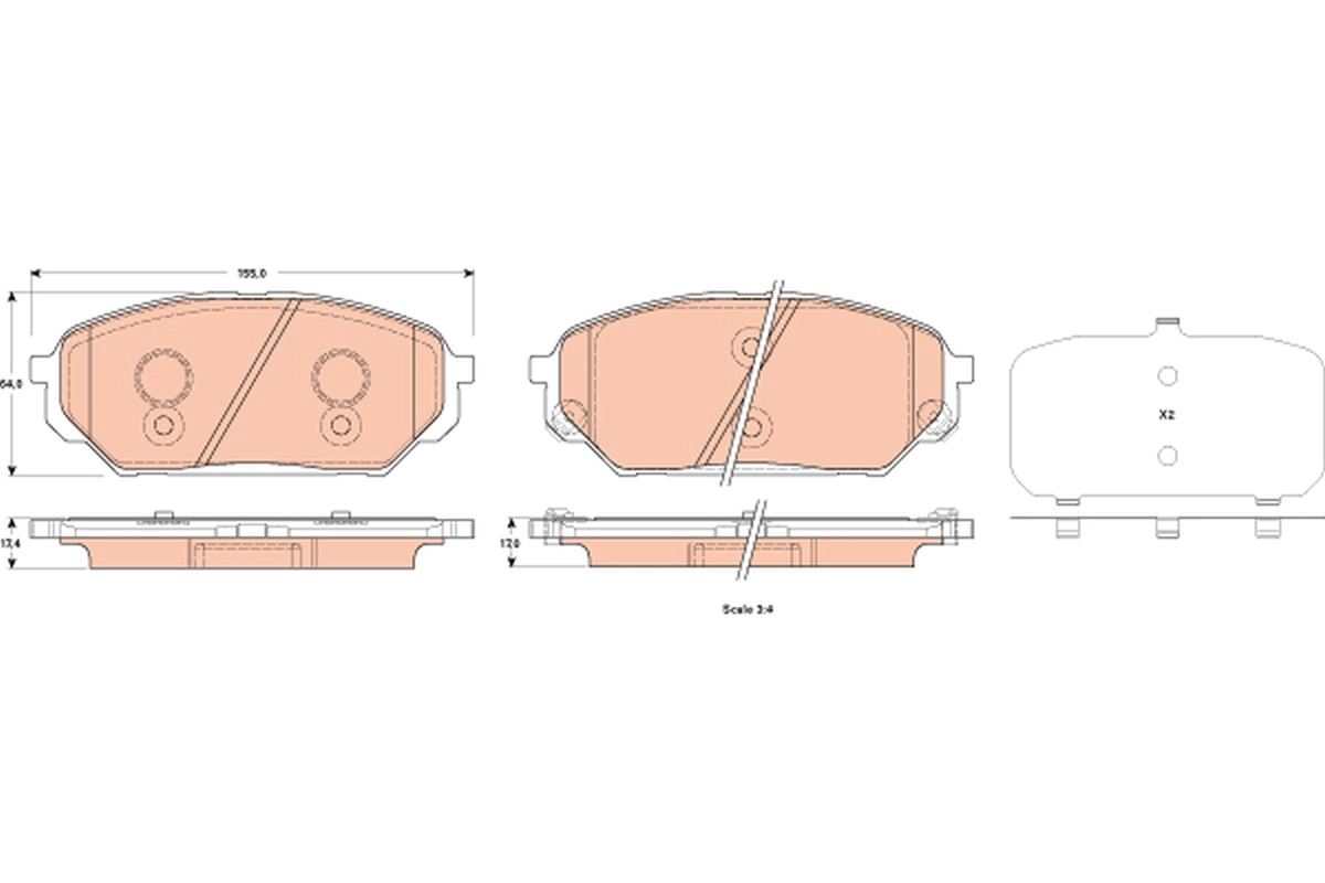 Brake Pad Set, disc brake