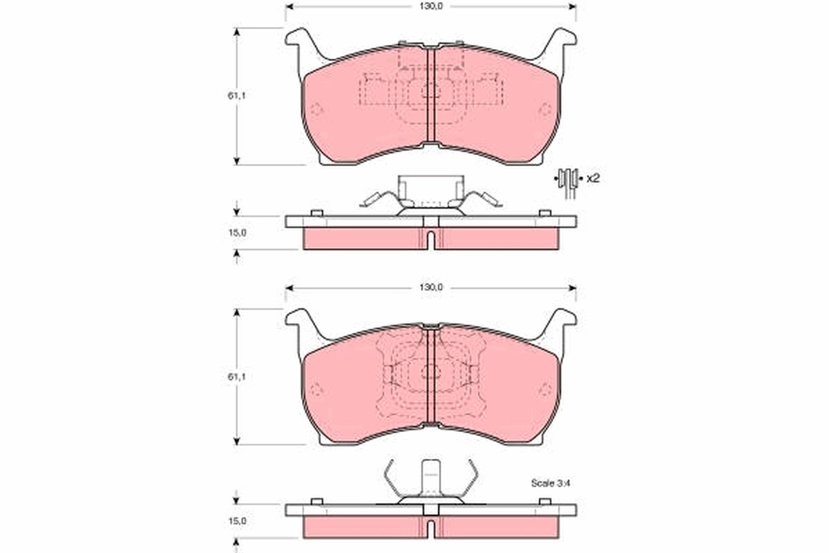 Brake Pad Set, disc brake