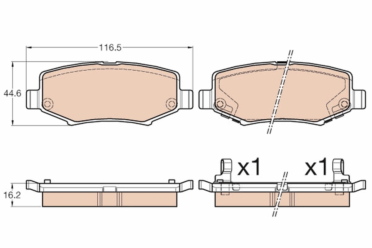 Brake Pad Set, disc brake