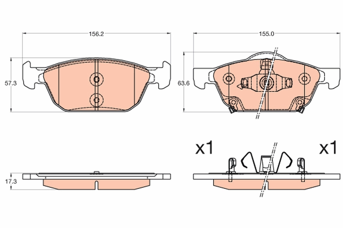 Brake Pad Set, disc brake
