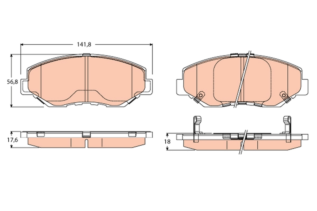 Brake Pad Set, disc brake
