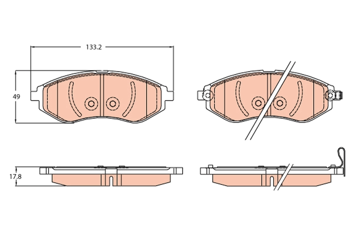 Brake Pad Set, disc brake