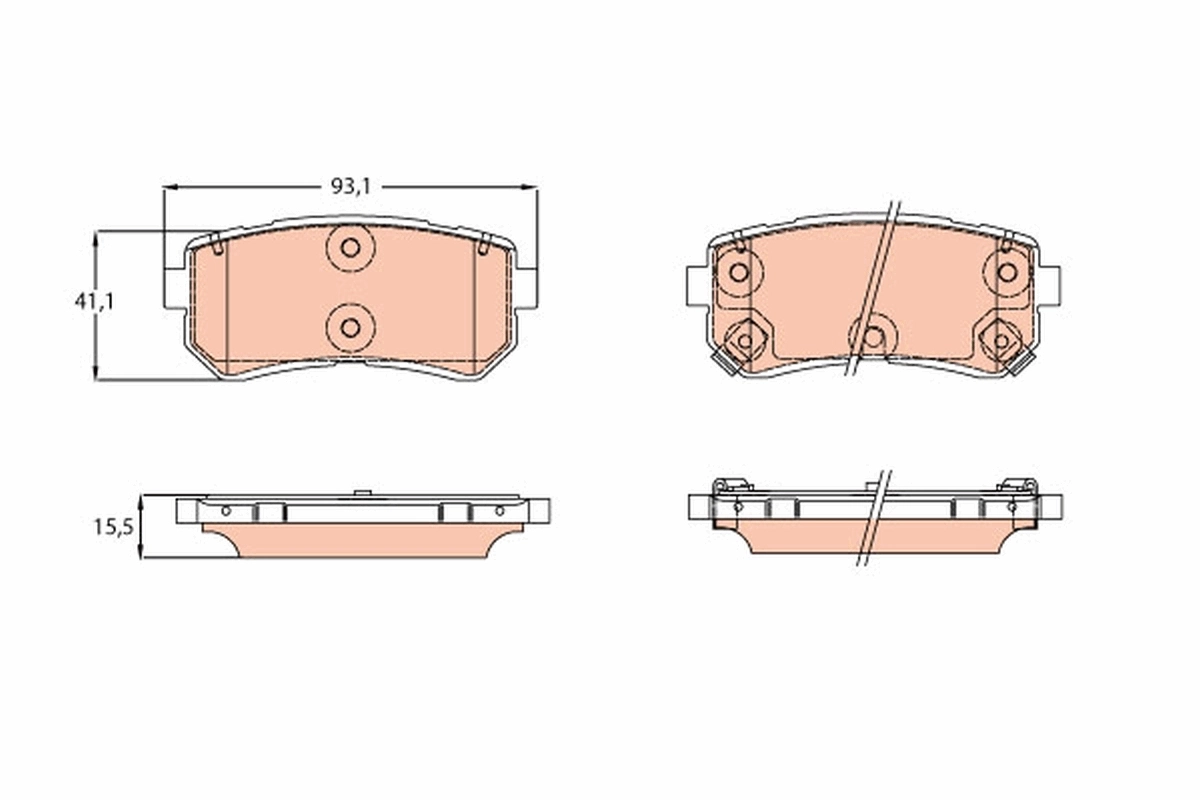 Brake Pad Set, disc brake